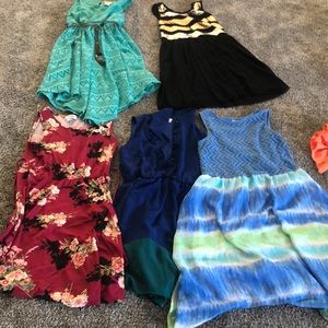 Lot of 5 Girls Dresses Size 14-16 Youth